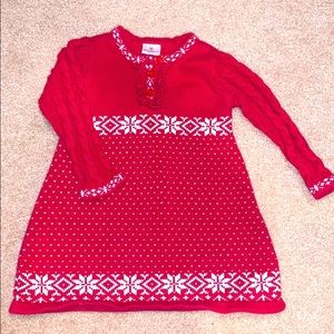 Hanna Andersson Toddler Christmas sweater dress